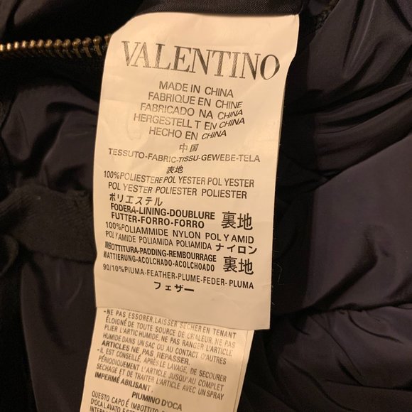 LIKE NEW Red Valentino Black Long Puffer Jacket - Picture 5 of 5